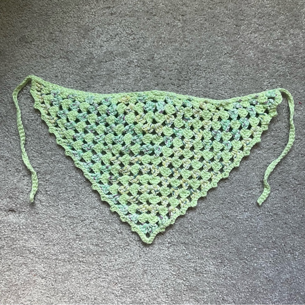 Handmade Crochet Headscarf/Bandana